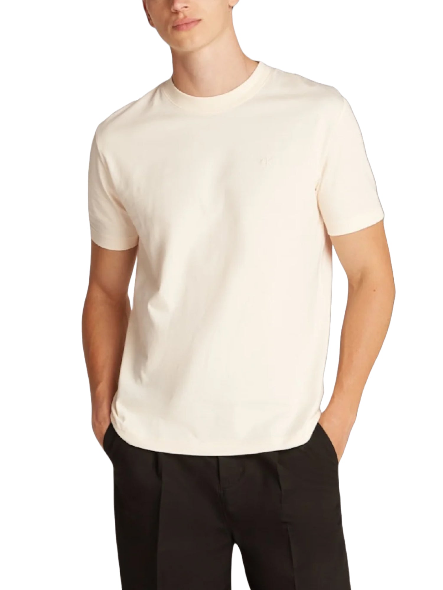 T-shirt Avorio Calvin Klein Jeans