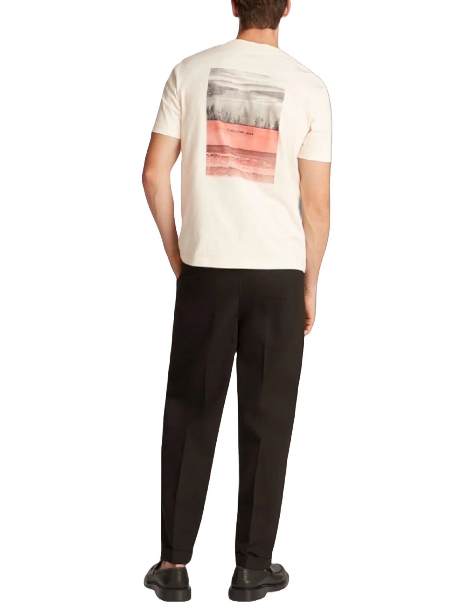 T-shirt Avorio Calvin Klein Jeans