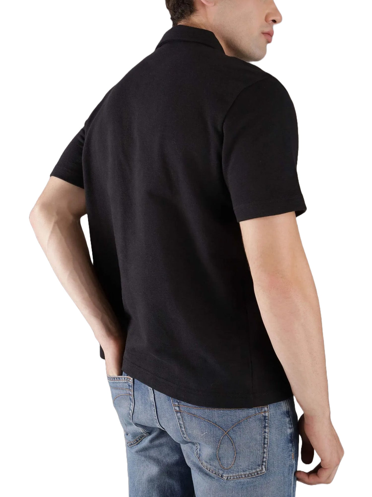 Polo Nero Calvin Klein Jeans