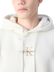 Felpe Avorio Calvin Klein Jeans