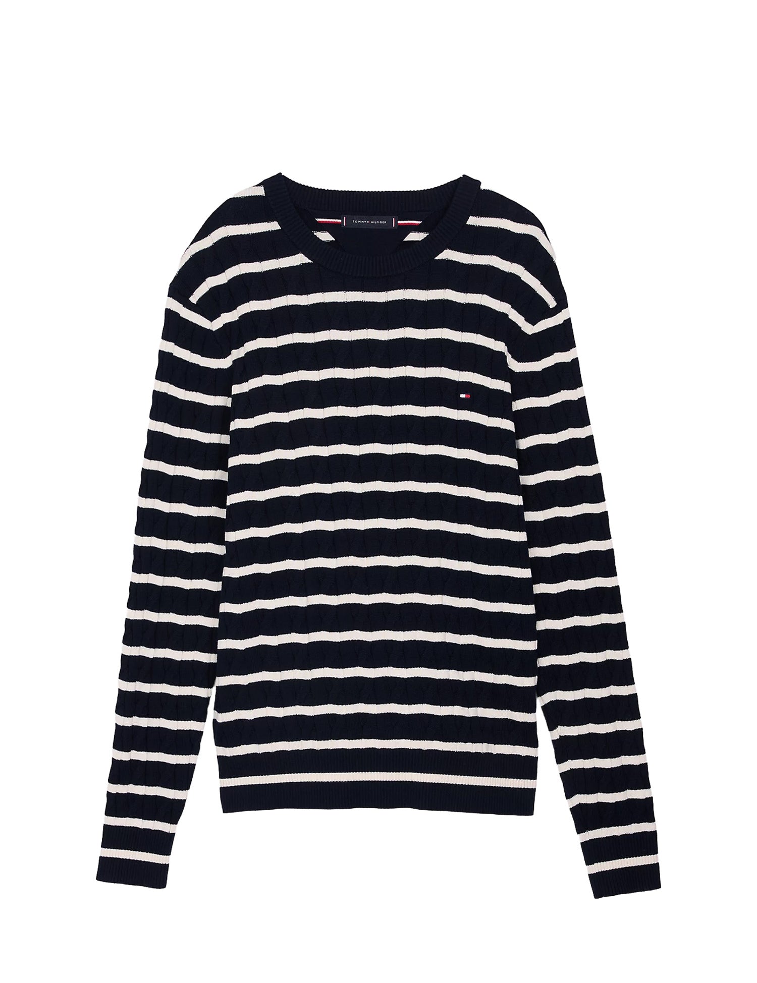 Maglioncini Blu Bianco Tommy Hilfiger