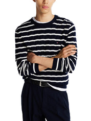 Maglioncini Blu Bianco Tommy Hilfiger