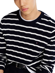 Maglioncini Blu Bianco Tommy Hilfiger