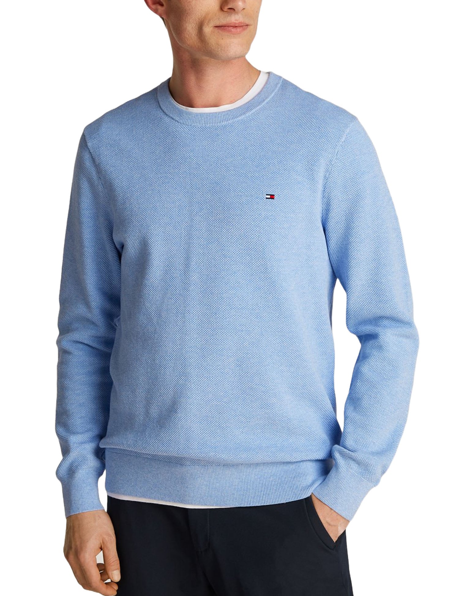 Maglioncini Celeste Tommy Hilfiger