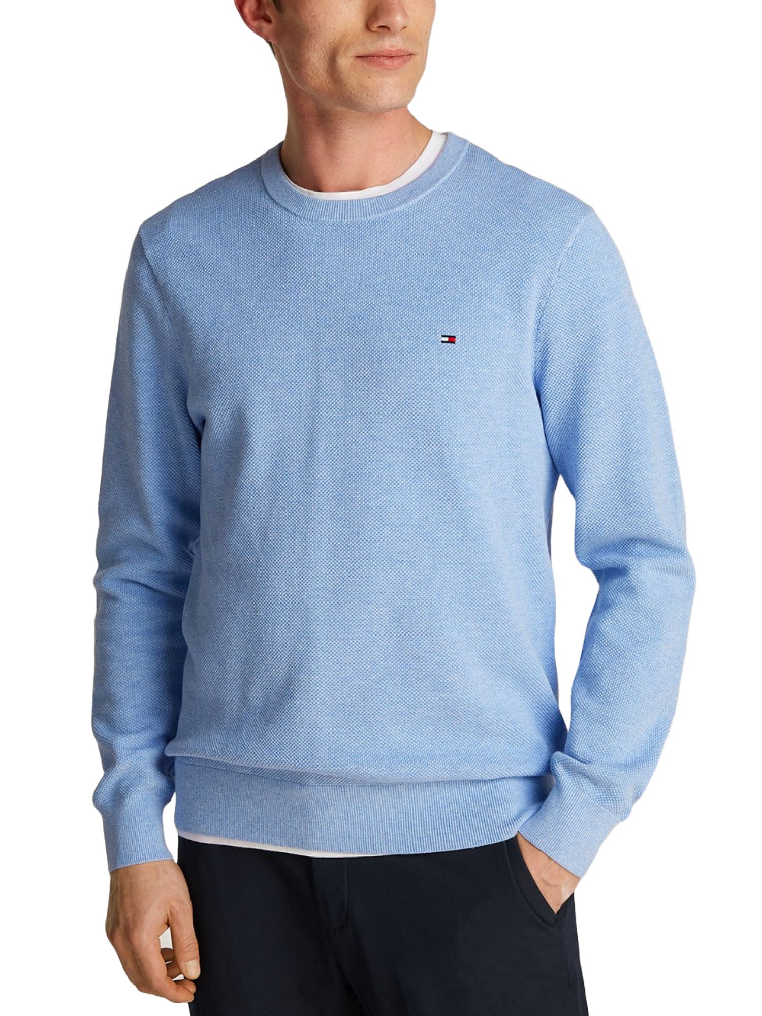 Maglioncini Celeste Tommy Hilfiger