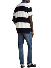 Polo Nero Bianco Tommy Hilfiger