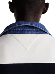 Polo Nero Bianco Tommy Hilfiger