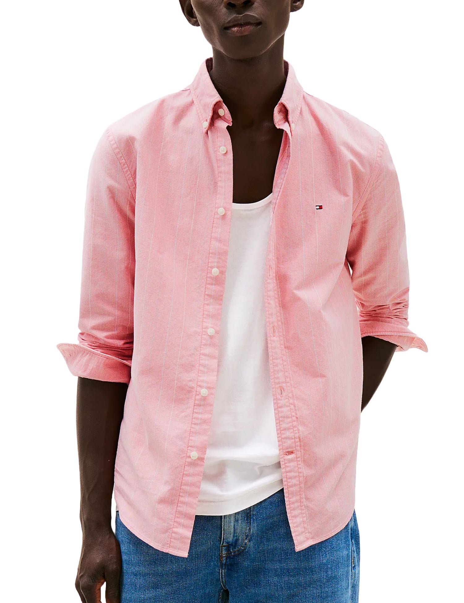 Camicie Rosa Tommy Hilfiger