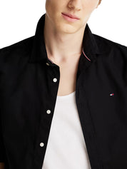 Camicie Nero Tommy Hilfiger