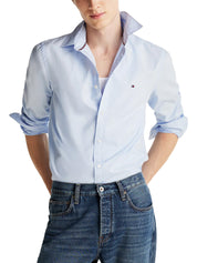 Camicie Celeste Tommy Hilfiger