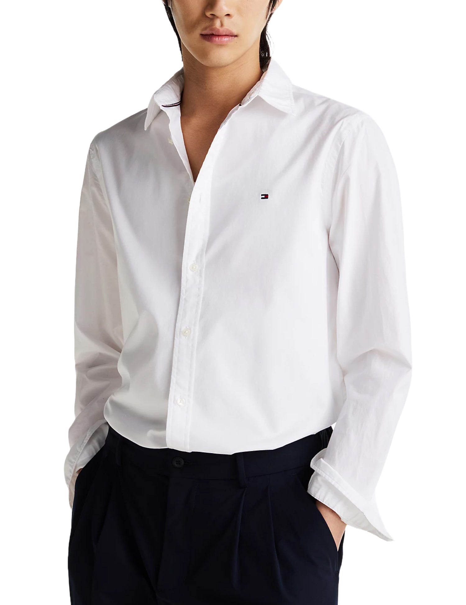 Camicie Bianco Tommy Hilfiger