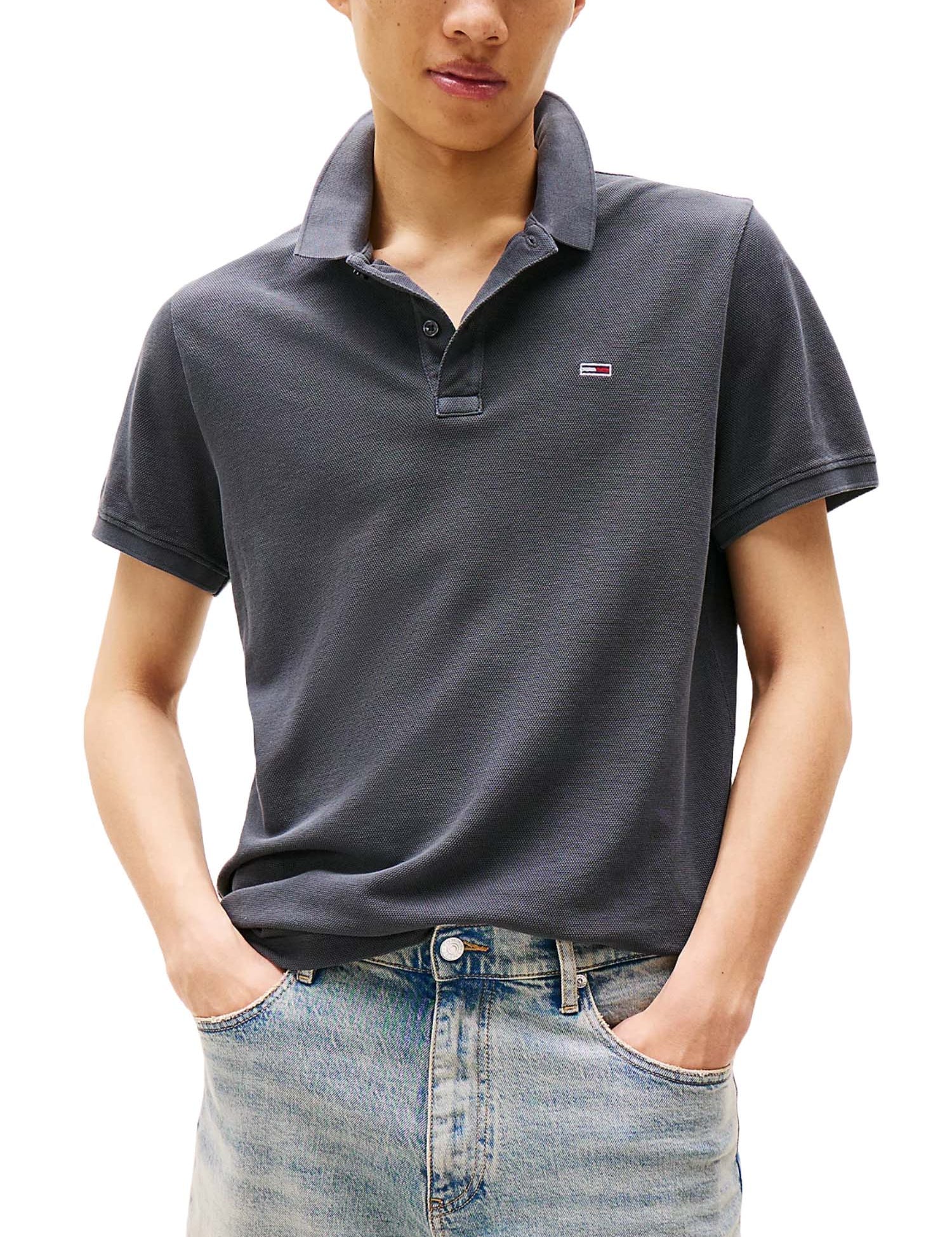 Polo Grigio Tommy Jeans