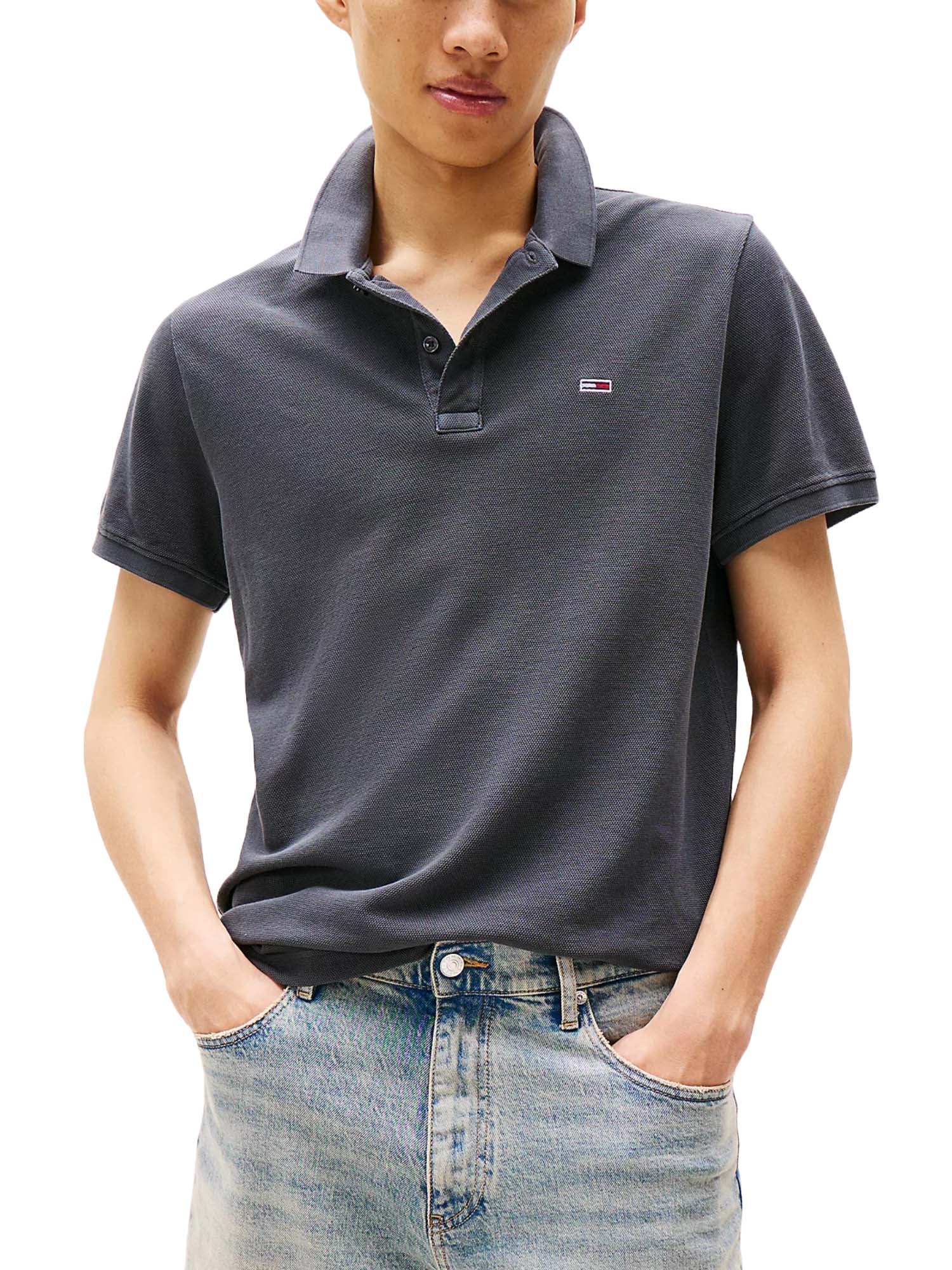 Polo Grigio Tommy Jeans