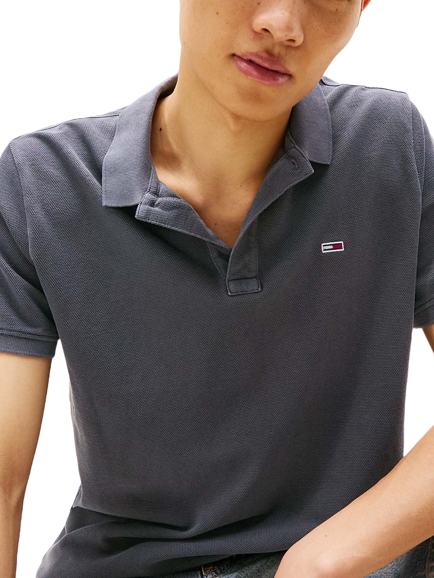 Polo Grigio Tommy Jeans