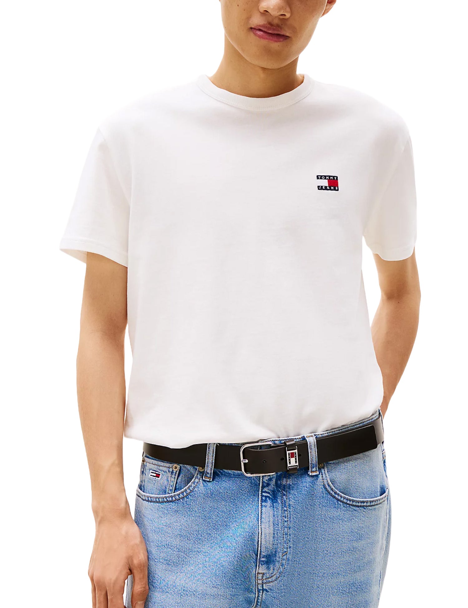 T-shirt Avorio Tommy Jeans