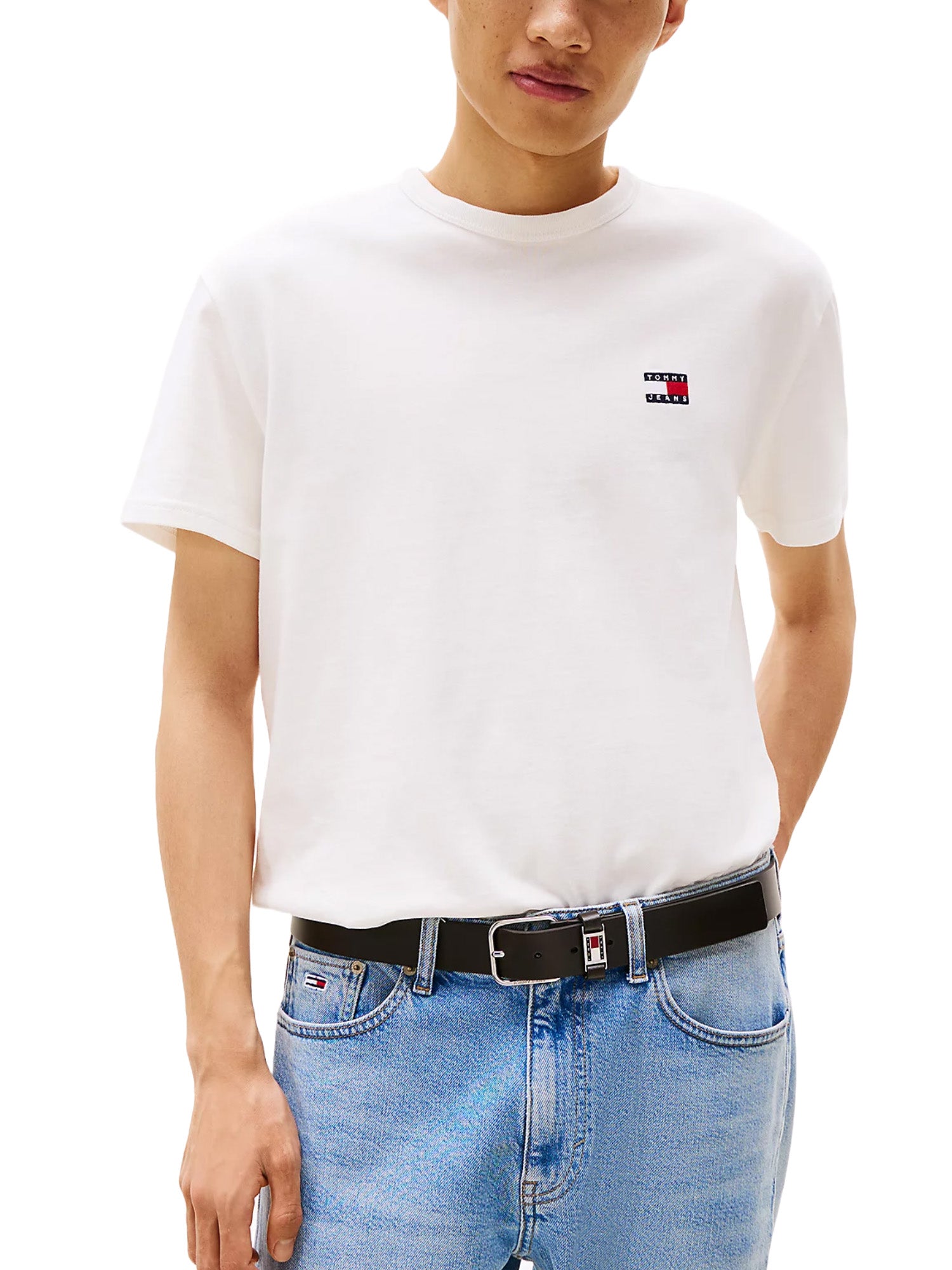 T-shirt Avorio Tommy Jeans
