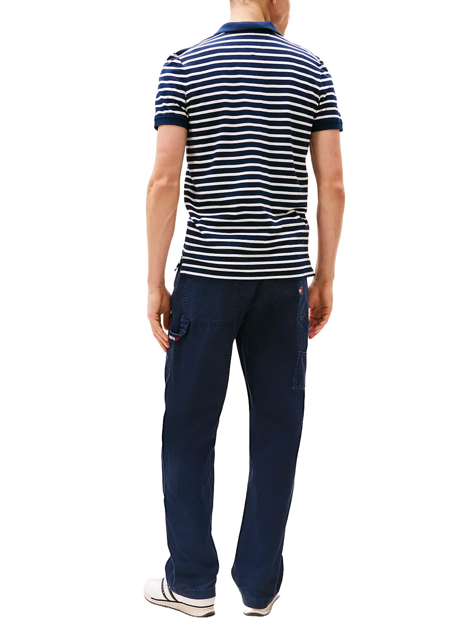 Polo Bianco Blu Tommy Jeans
