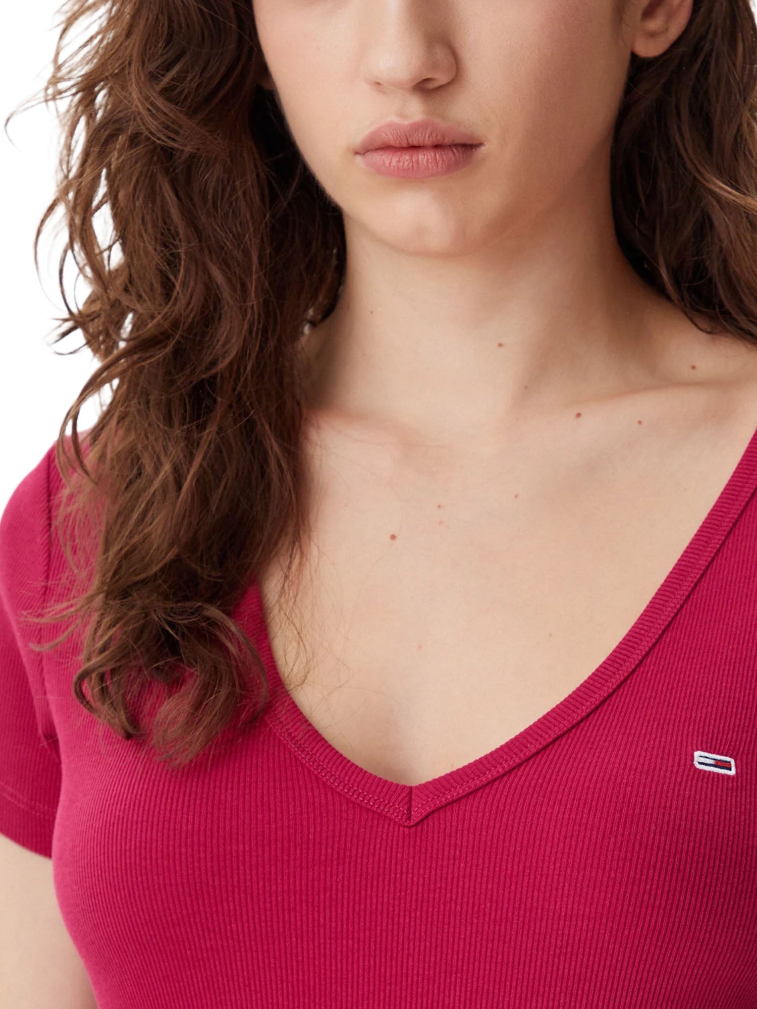 T-shirt Bordeaux Tommy Jeans