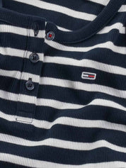 Canotte Blu Bianco Tommy Jeans