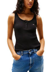 Canotte Nero Tommy Jeans