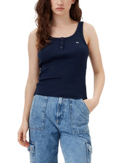 Canotte Blu Scuro Tommy Jeans
