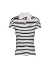 Polo Bianco Blu Tommy Jeans