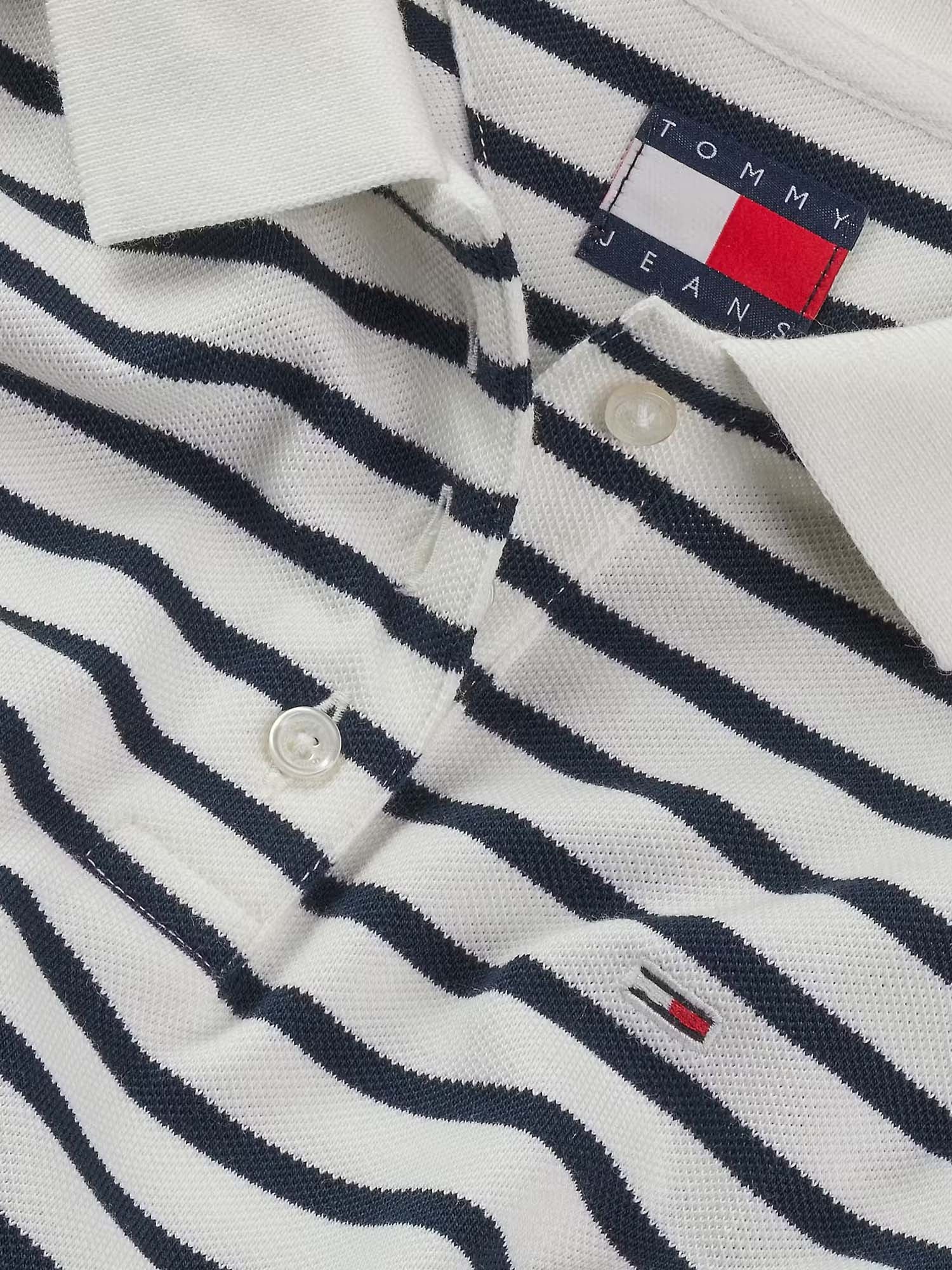 Polo Bianco Blu Tommy Jeans