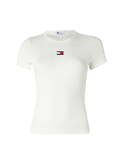 T-shirt Avorio Tommy Jeans