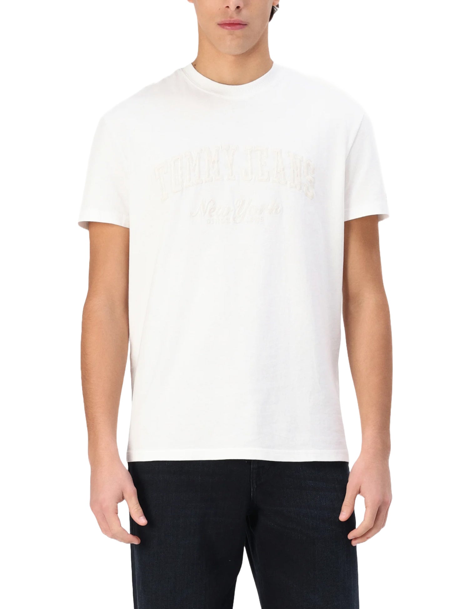 T-shirt Avorio Tommy Jeans