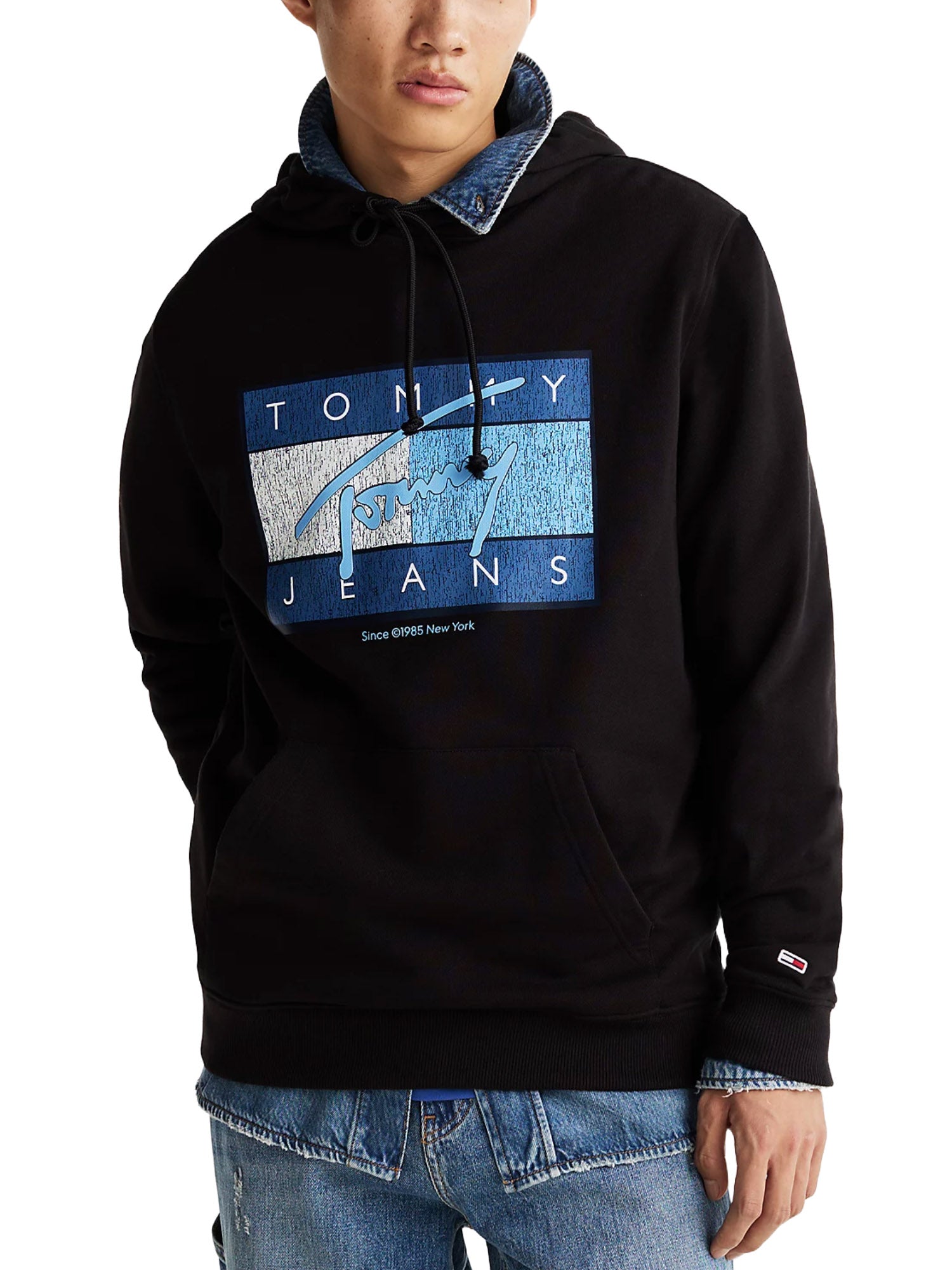 Felpe Nero Tommy Jeans
