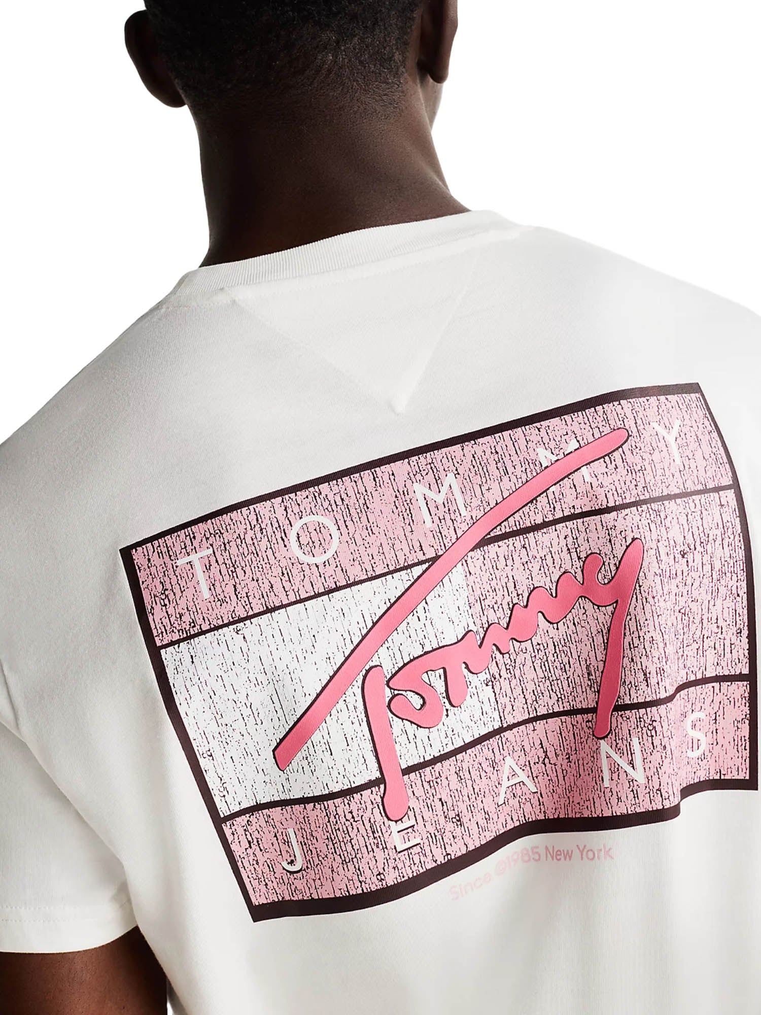 T-shirt Avorio Tommy Jeans