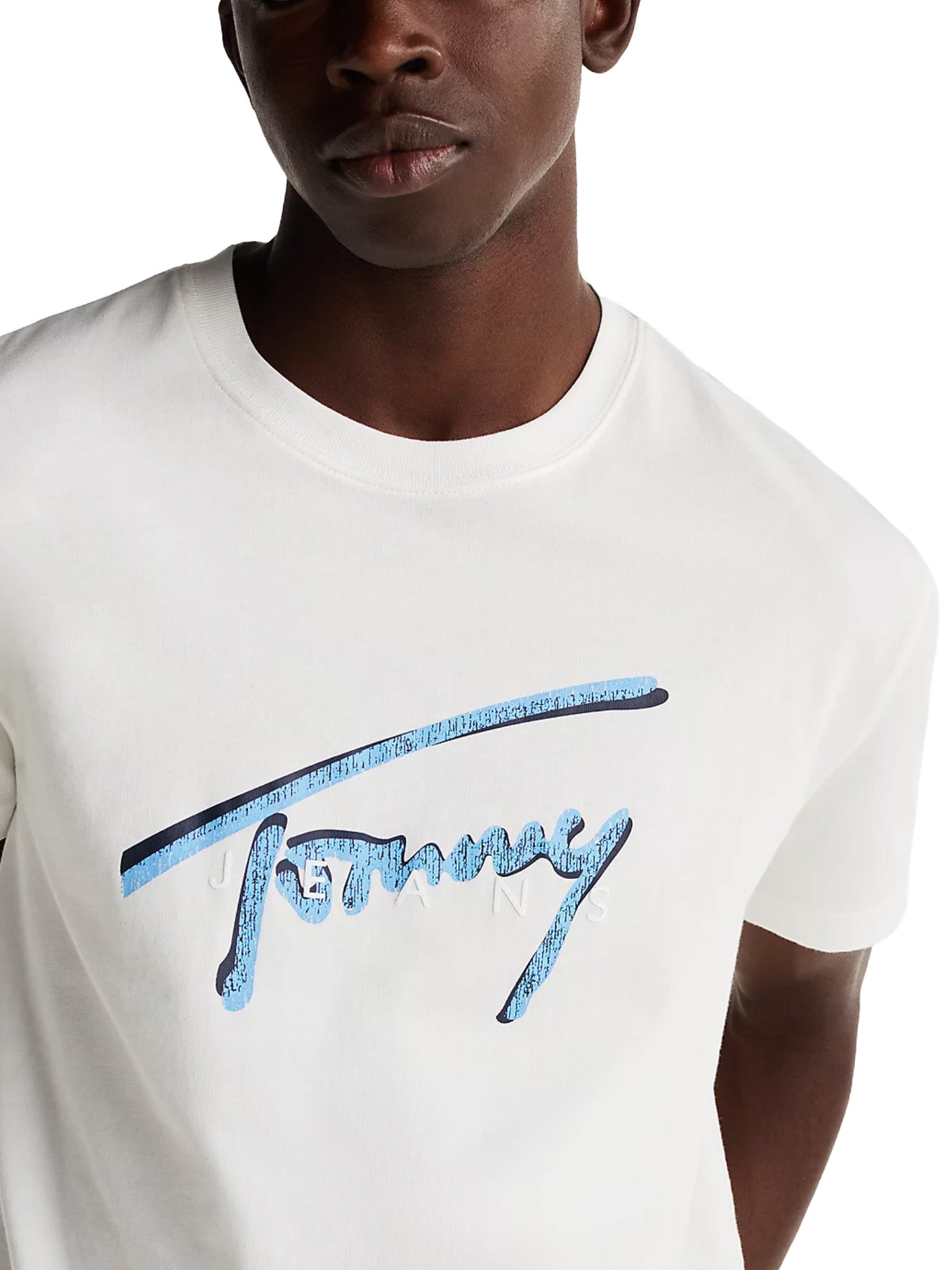 T-shirt Avorio Tommy Jeans
