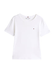 T-shirt Avorio Tommy Hilfiger