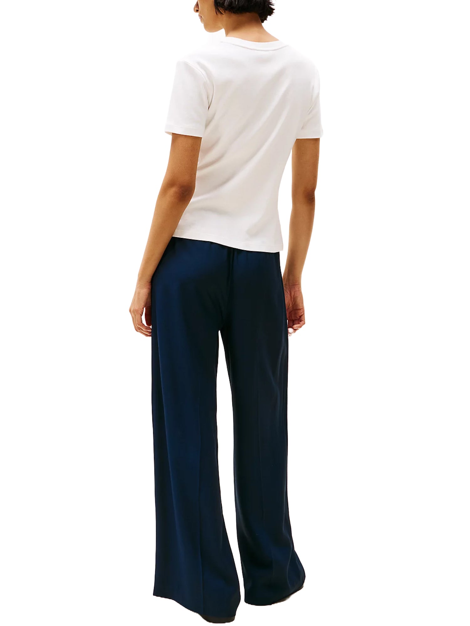 T-shirt Avorio Tommy Hilfiger