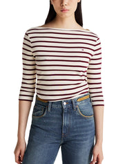 T-shirt Bordeaux Tommy Hilfiger