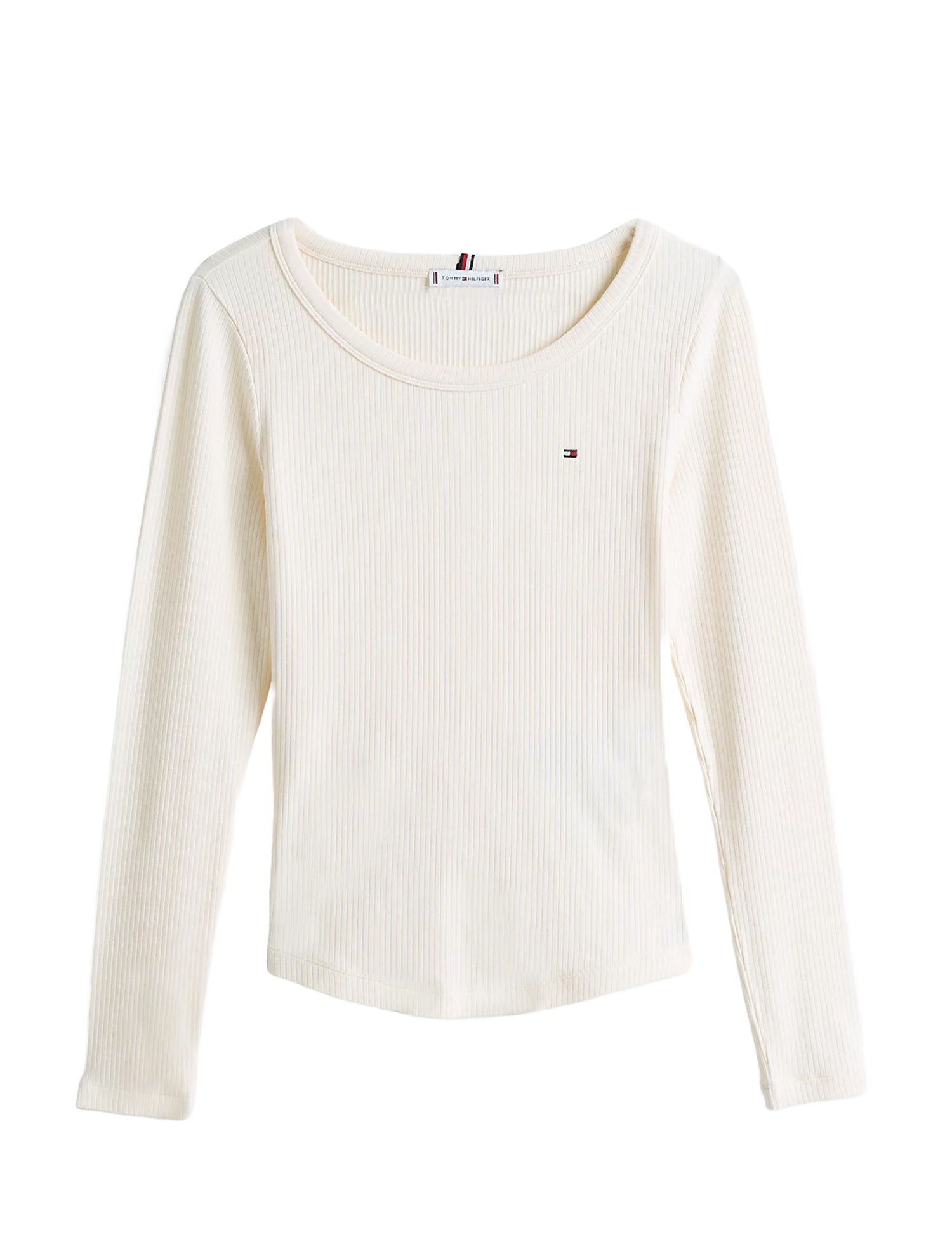 T-shirt Avorio Tommy Hilfiger