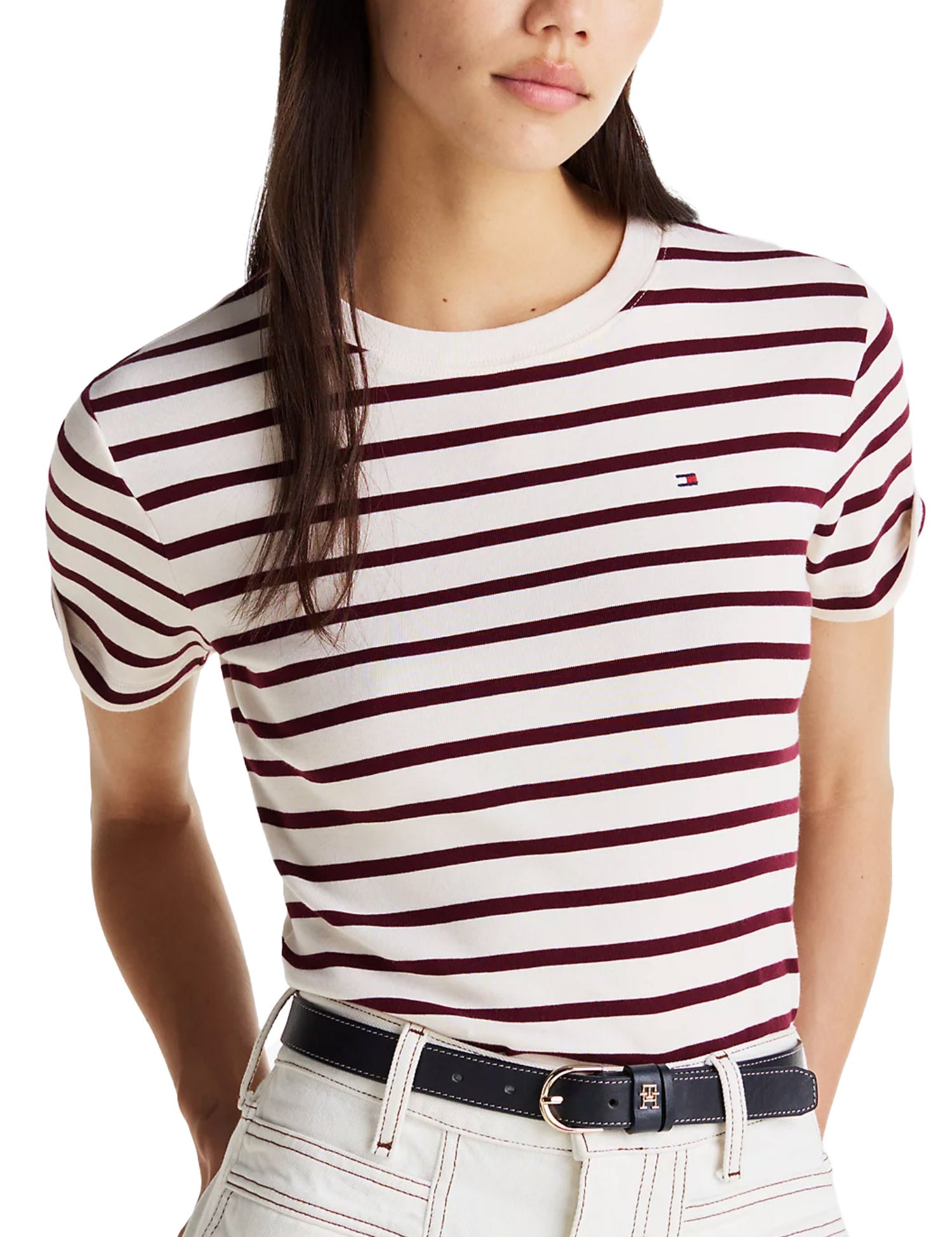 T-shirt Bordeaux Tommy Hilfiger