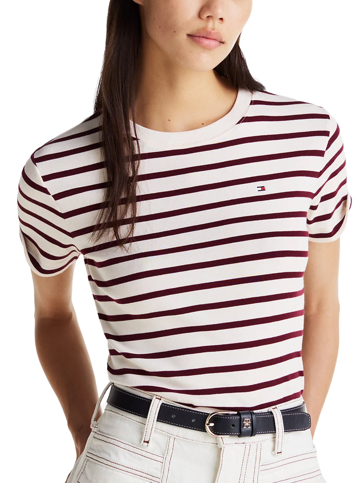 T-shirt Bordeaux Tommy Hilfiger