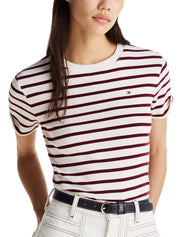 T-shirt Bordeaux Tommy Hilfiger