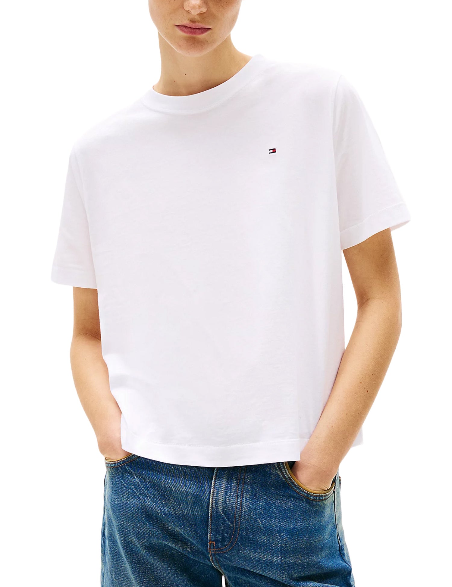 T-shirt Bianco Tommy Hilfiger