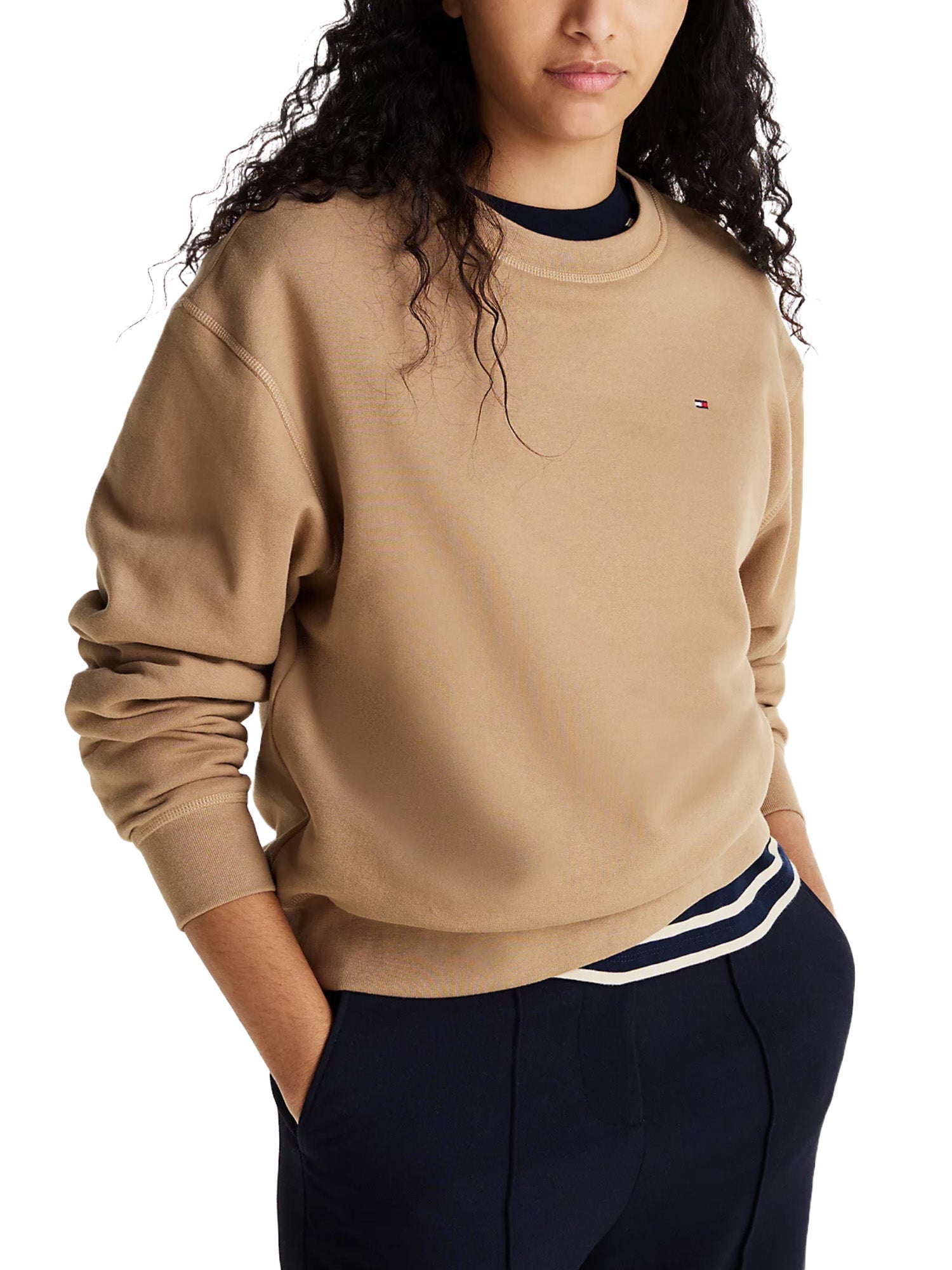 Felpe Beige Tommy Hilfiger