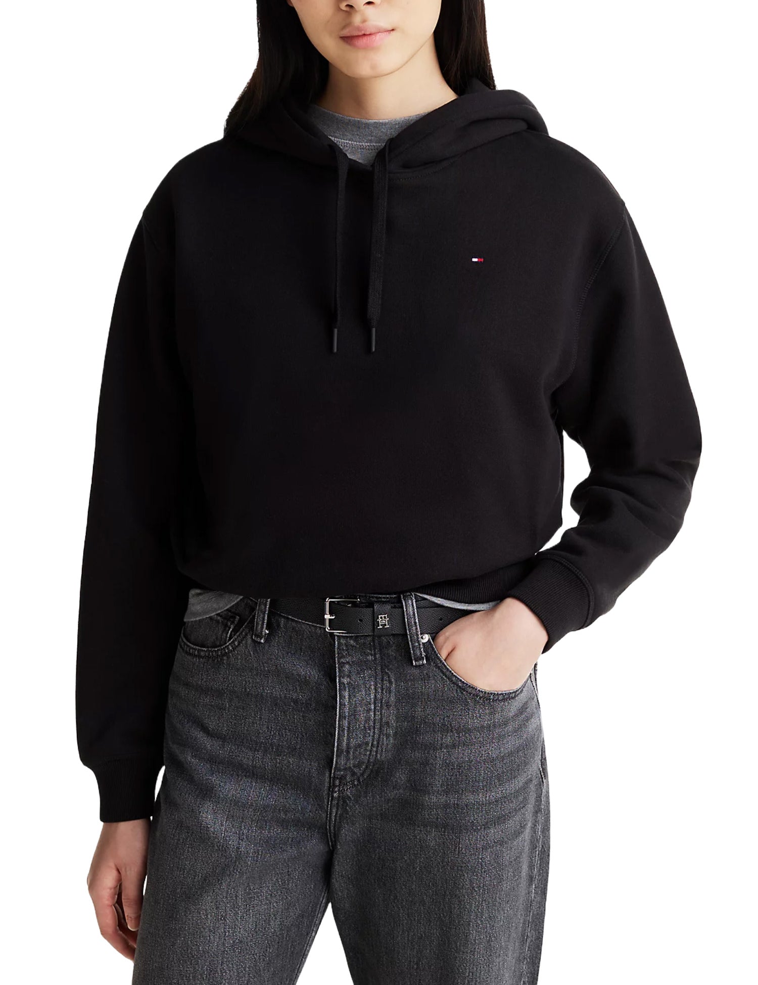 Felpe Nero Tommy Hilfiger