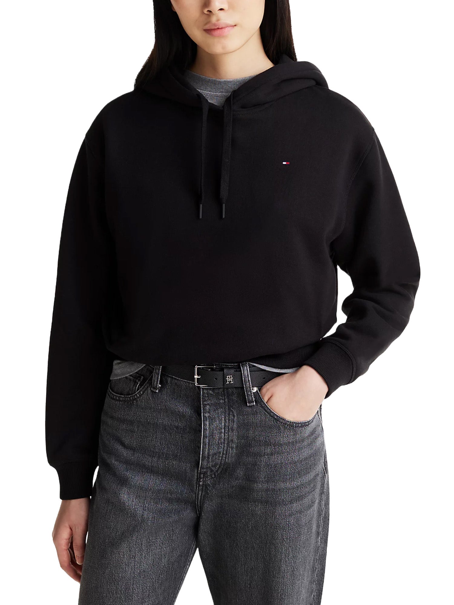 Felpe Nero Tommy Hilfiger