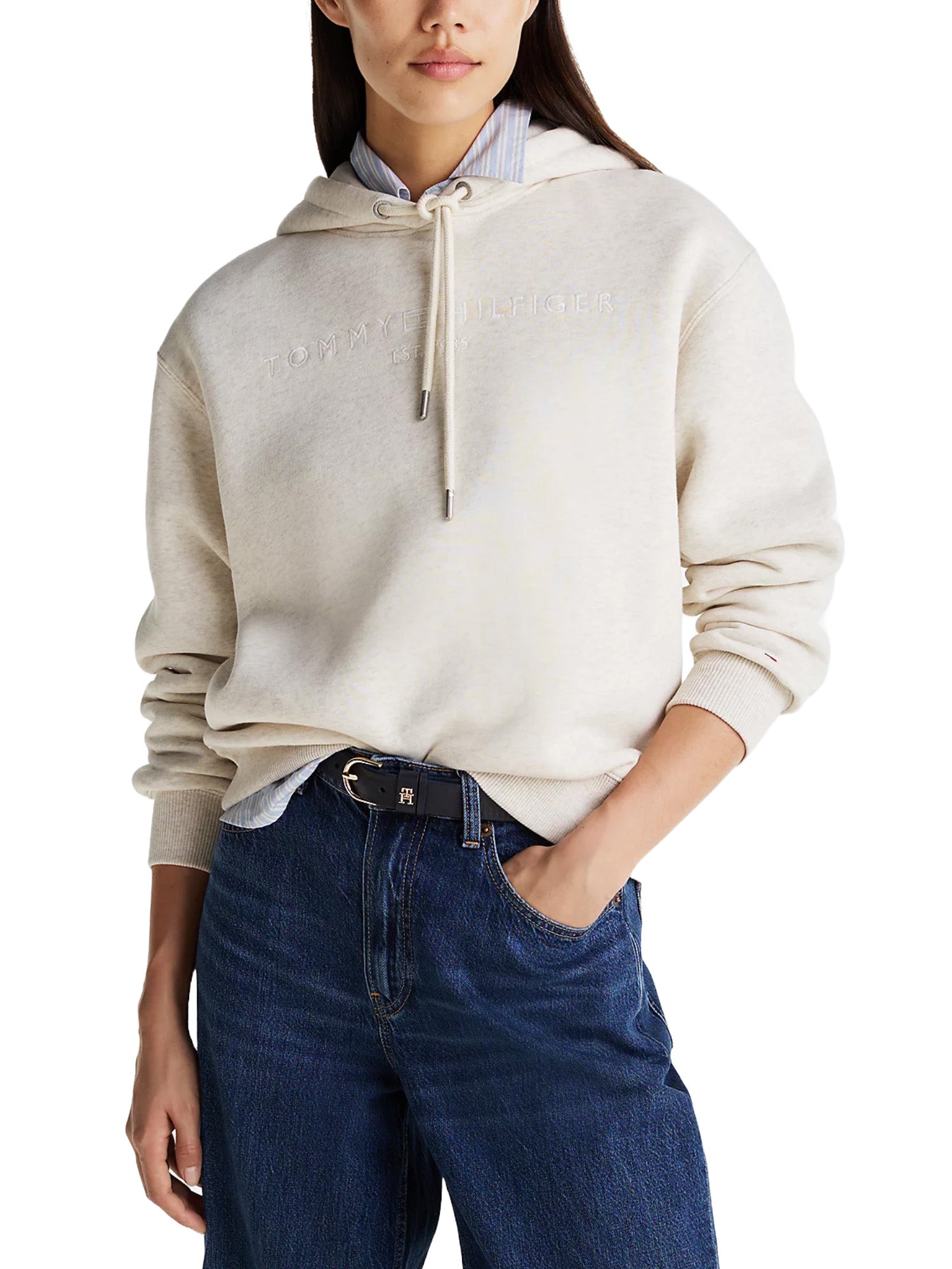 Felpe Beige Tommy Hilfiger