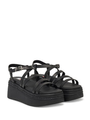 Sandali zeppa Nero Tommy Jeans
