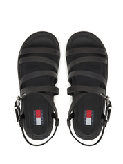 Sandali zeppa Nero Tommy Jeans