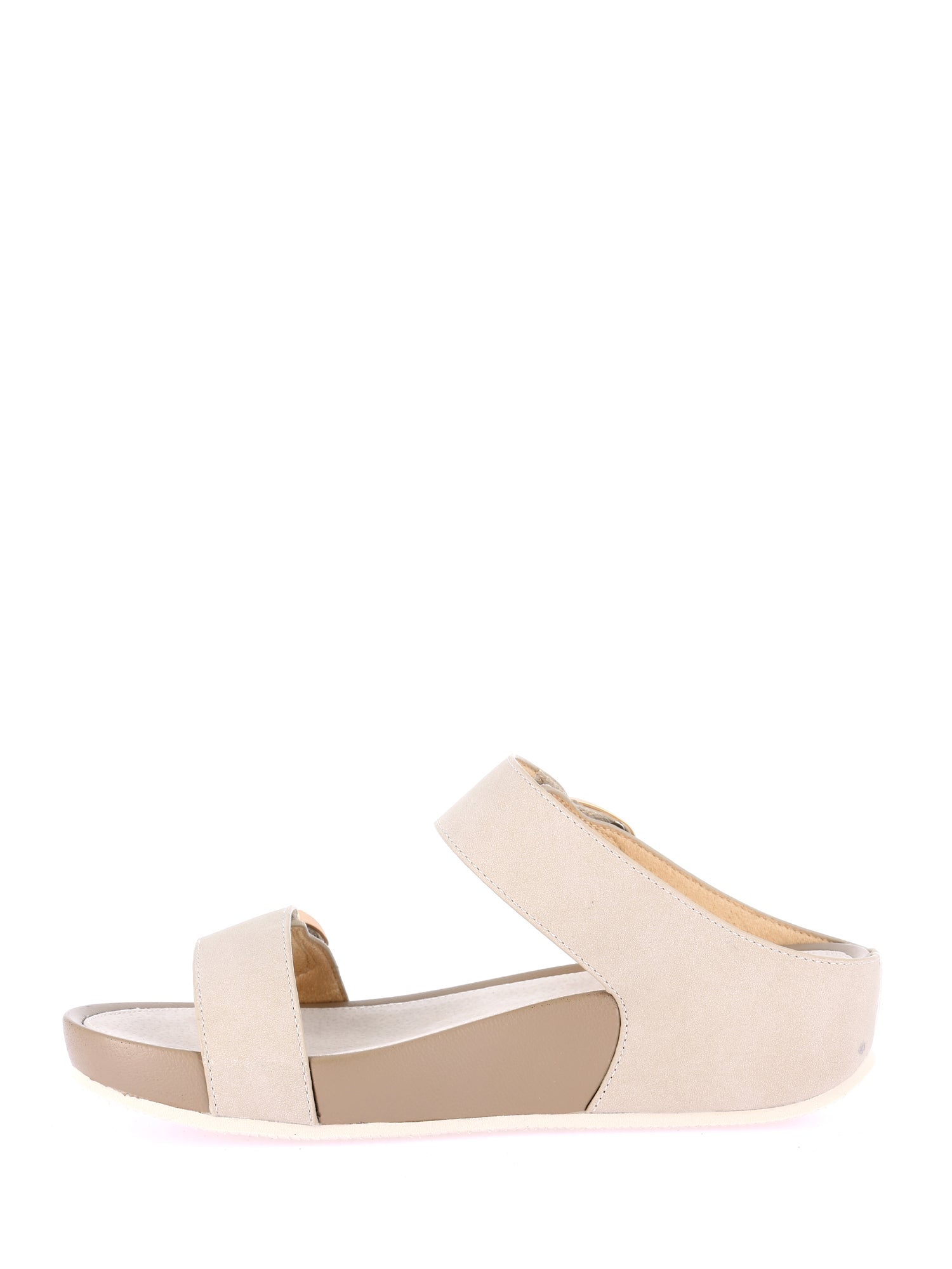 Sandali zeppa Beige Grunland