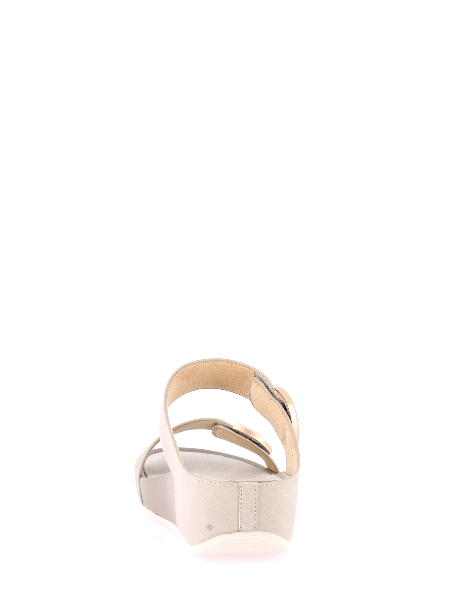 Sandali zeppa Beige Grunland