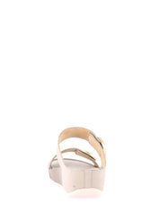 Sandali zeppa Beige Grunland