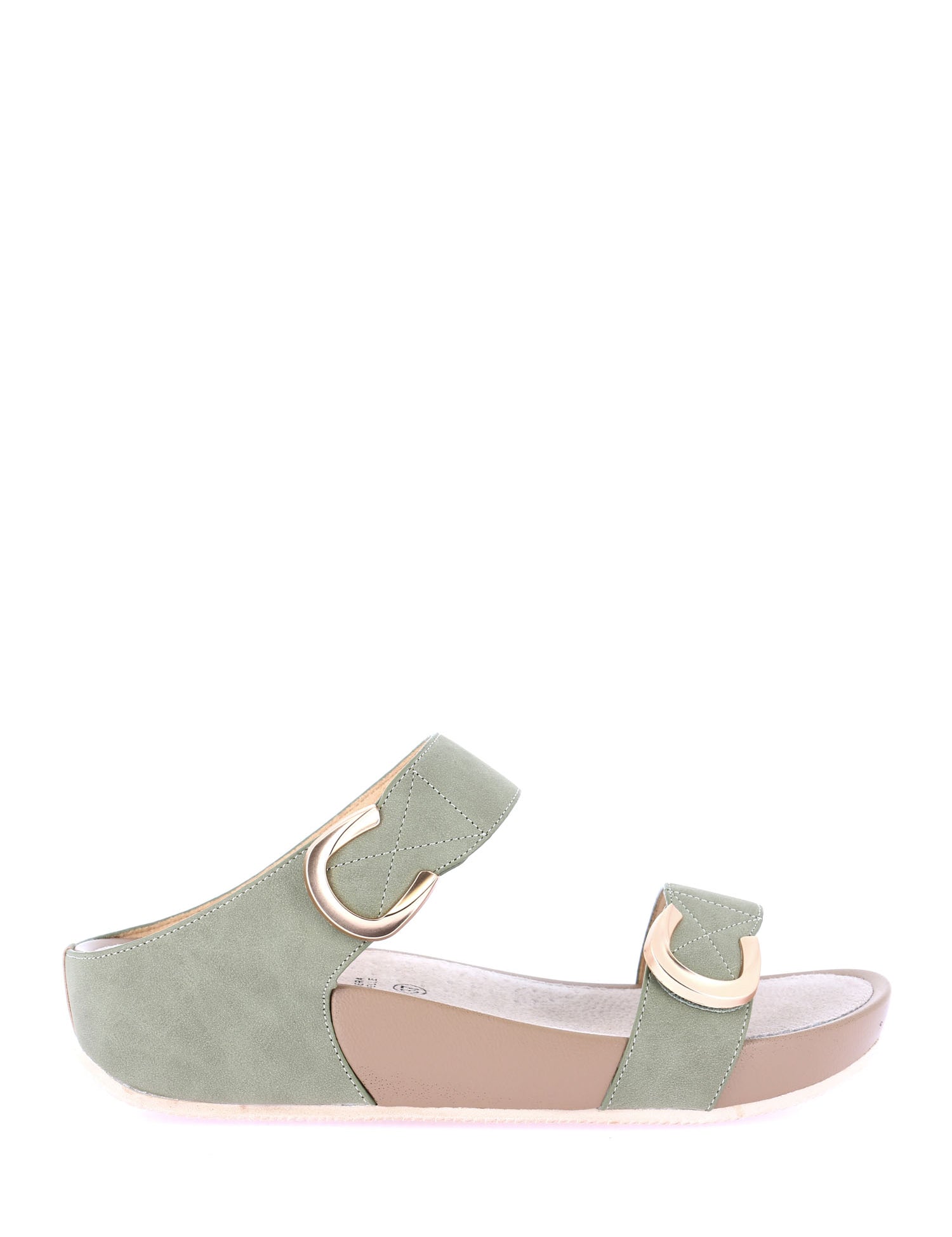 Sandali zeppa Verde Grunland